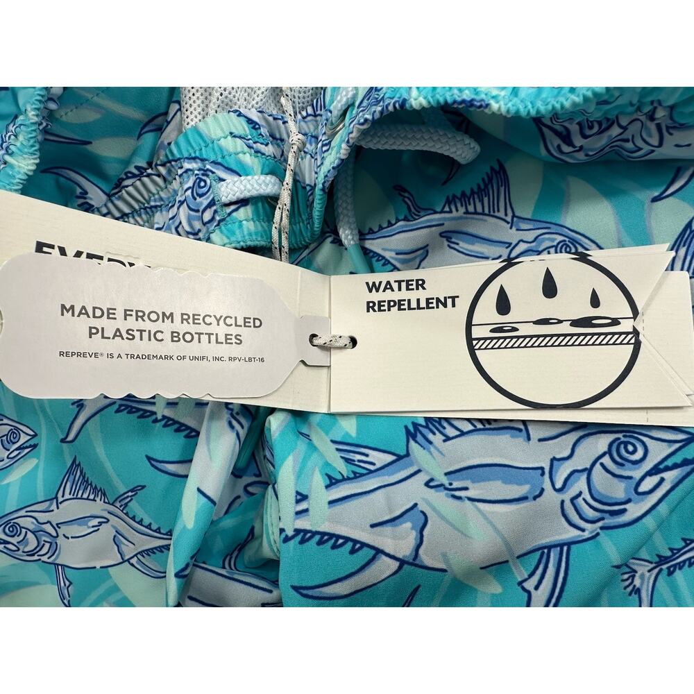 NEW VINEYARD VINES 7” Performance Swim Trunk Playful Fish Pattern Size XS NWT - Picture 7 of 13
